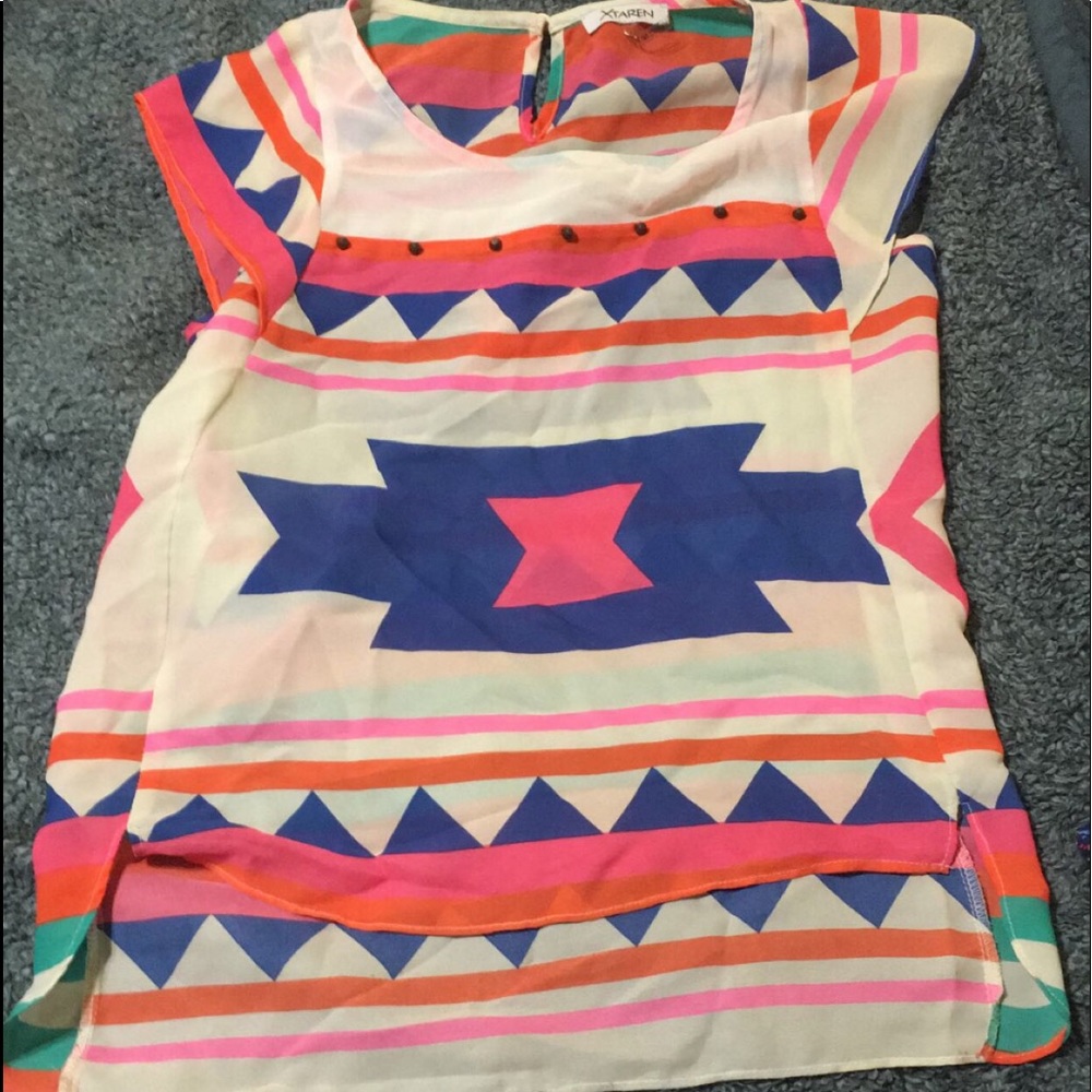 Cute Aztec blouse